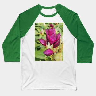 Lovely Purple Flower Queen Baseball T-Shirt